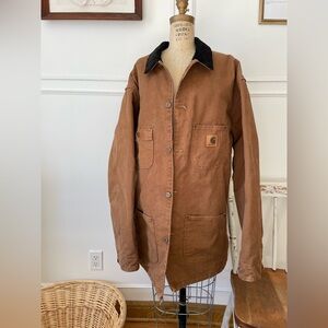 Carhartt Men's Brown Work Jacket vintage from 2000s